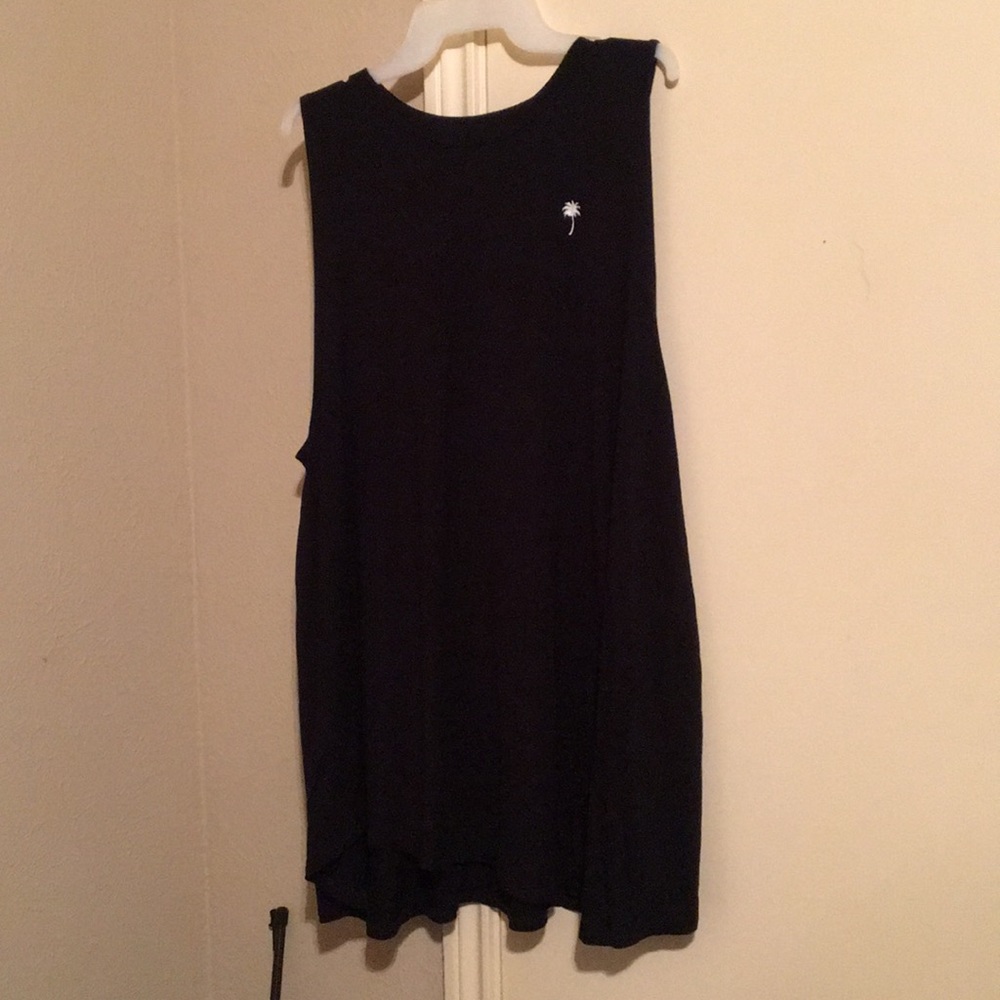 black palm tree dress